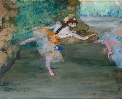 Danseuse sur scène, vers 1877 - Edgar Degas